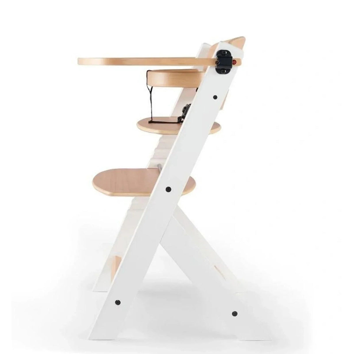 Kinderkraft Enock Wooden Highchair - Wooden White | Luxury Home Accessories | Heulog Glow