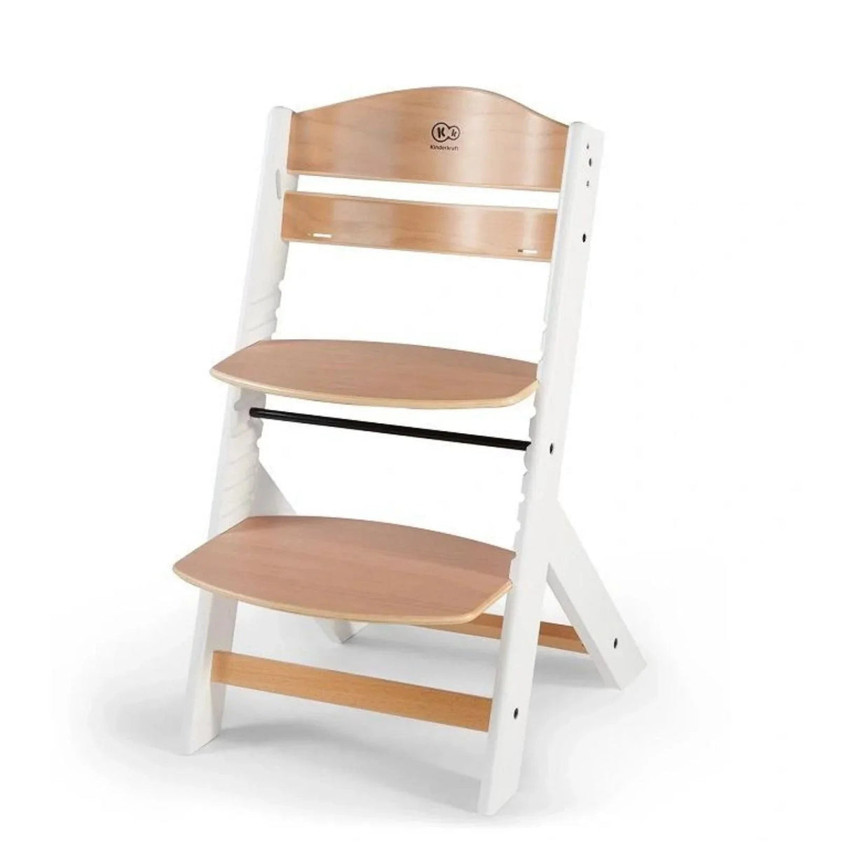Kinderkraft Enock Wooden Highchair - Wooden White | Luxury Home Accessories | Heulog Glow