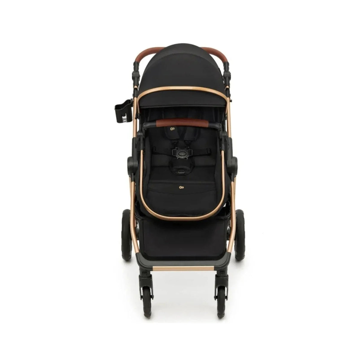 Kinderkraft Esme Pro 3-in-1 Travel System with Mink Pro Car Seat - Pure Black | Luxury Home Accessories | Heulog Glow