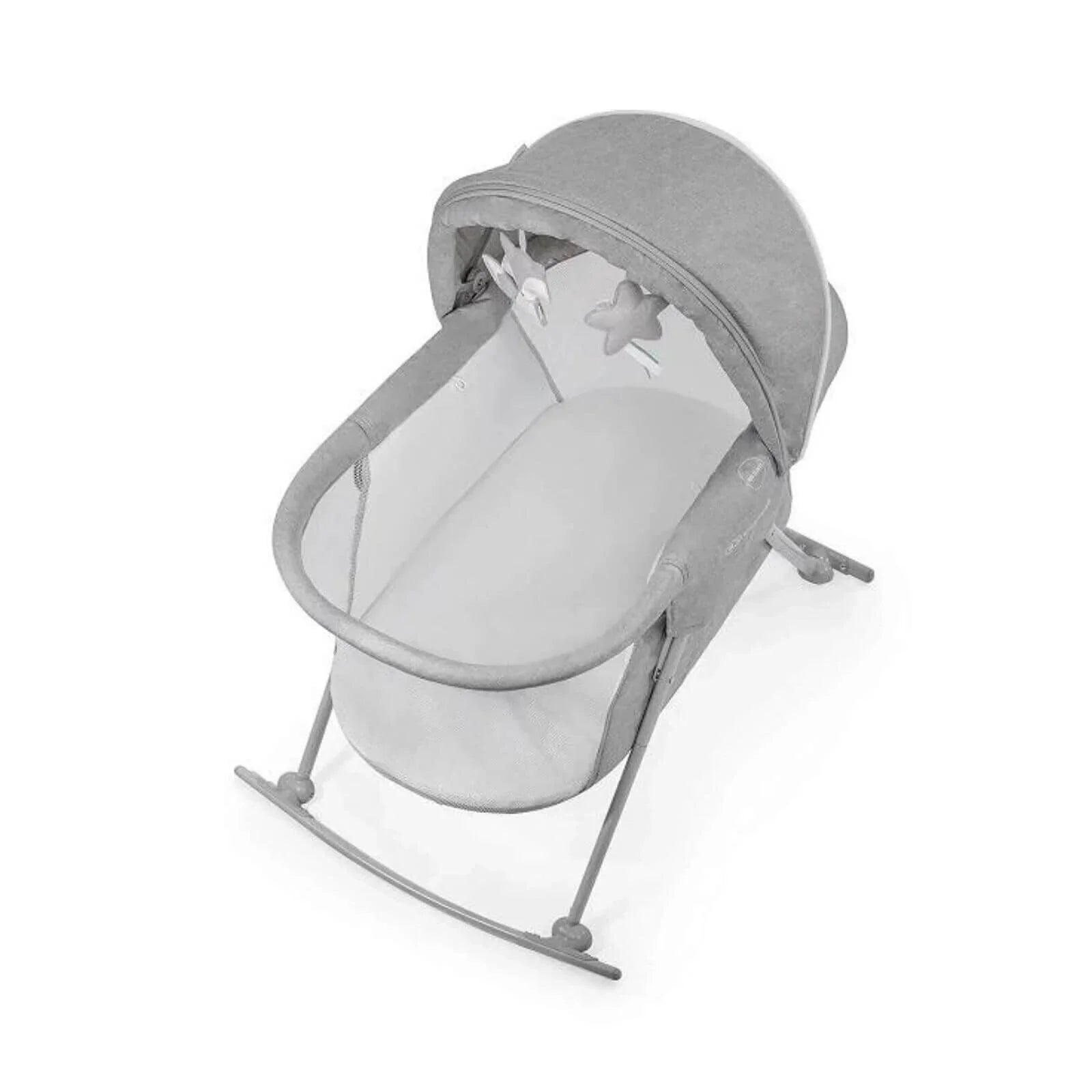 Kinderkraft Lovi 3-in-1 Baby Crib - Grey | Luxury Home Accessories | Heulog Glow