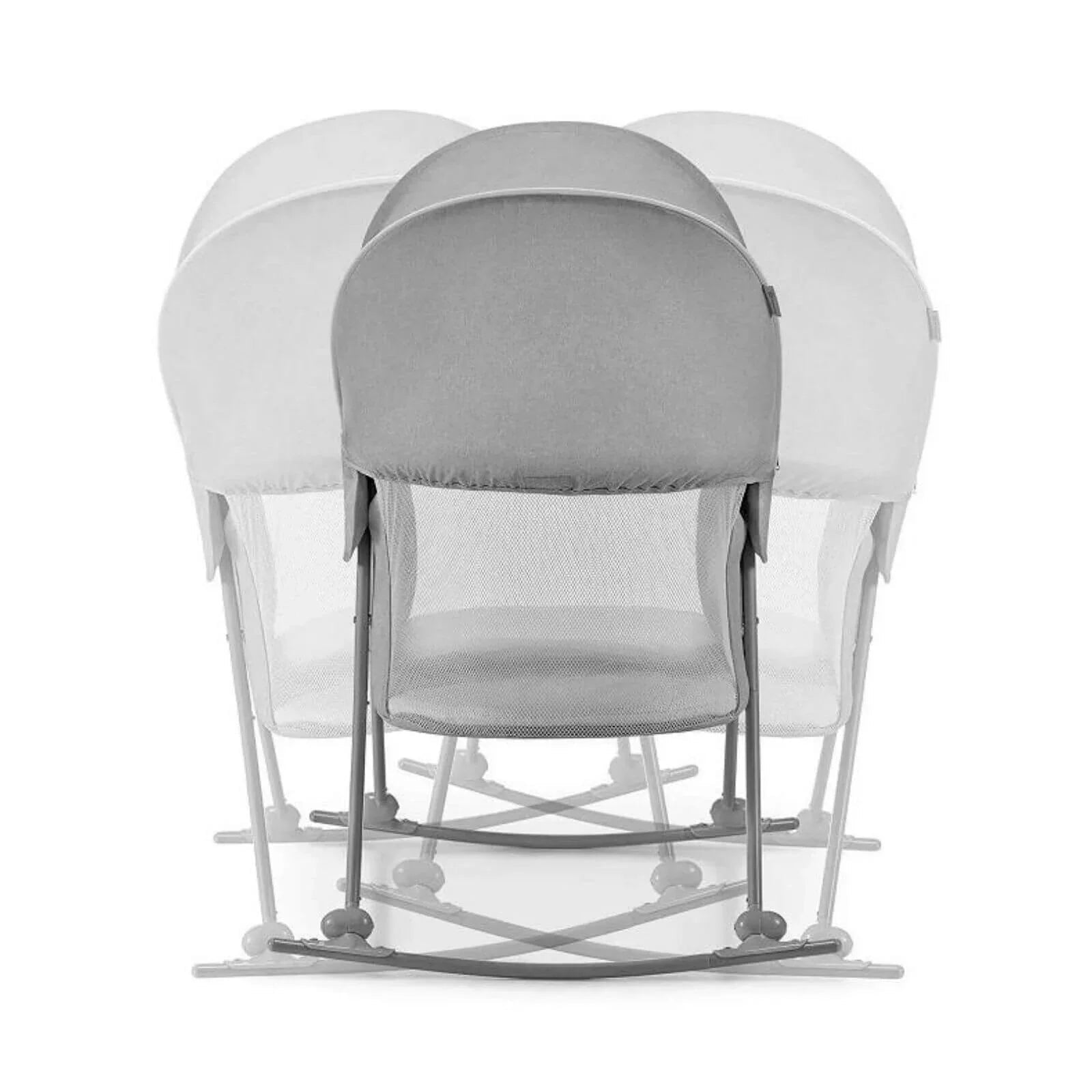 Kinderkraft Lovi 3-in-1 Baby Crib - Grey | Luxury Home Accessories | Heulog Glow