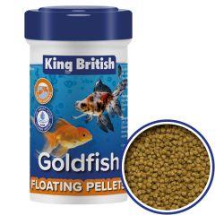 King British Goldfish Floating Pellets, 42g | Luxury Home Accessories | Heulog Glow