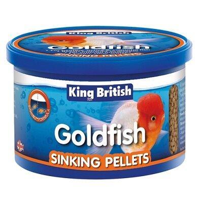 King British Goldfish Sinking Pellets 140g | Luxury Home Accessories | Heulog Glow