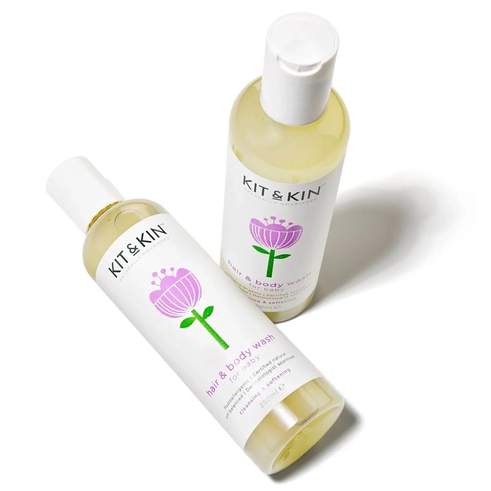 Kit & Kin Shampoo & Body Wash 250ml | Luxury Home Accessories | Heulog Glow