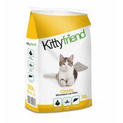 KittyFriend Classic Cat Litter, 30ltr | Luxury Home Accessories | Heulog Glow
