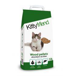 Kittyfriend Wood Litter Pellets 10ltr | Luxury Home Accessories | Heulog Glow