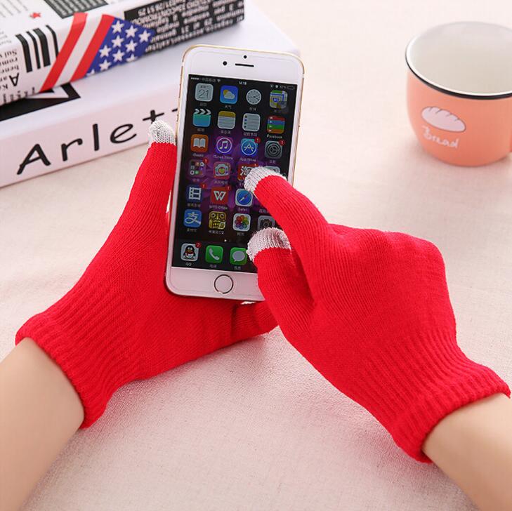 Knit Gloves Ladies Jacquard Touch Screen Warm Fashion Winter Gloves | Luxury Home Accessories | Heulog Glow