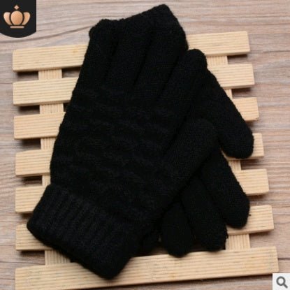 Knit Gloves Ladies Jacquard Touch Screen Warm Fashion Winter Gloves | Luxury Home Accessories | Heulog Glow
