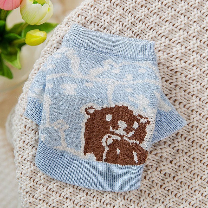 Knit Sweater Autumn Winter Puppy Clothes | Luxury Home Accessories | Heulog Glow