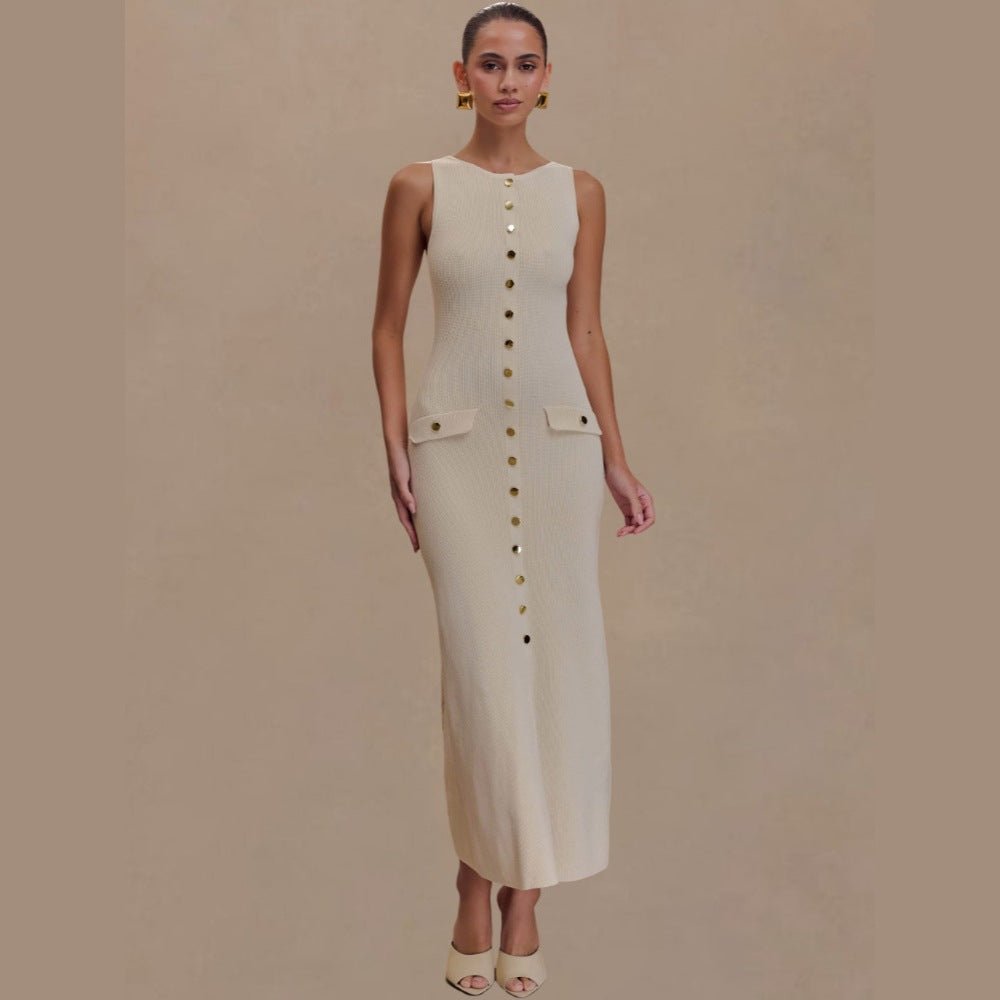 Knitted Elegant Sleeveless Dress For Women | Luxury Home Accessories | Heulog Glow