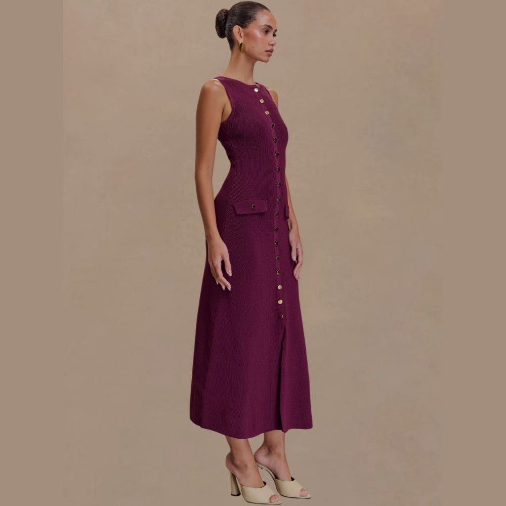 Knitted Elegant Sleeveless Dress For Women | Luxury Home Accessories | Heulog Glow