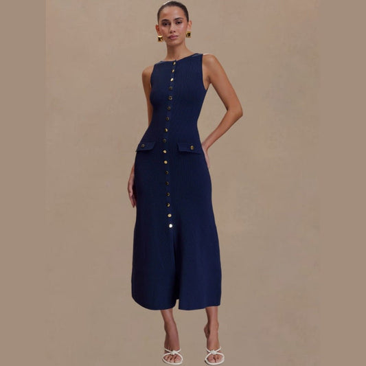 Knitted Elegant Sleeveless Dress For Women | Luxury Home Accessories | Heulog Glow