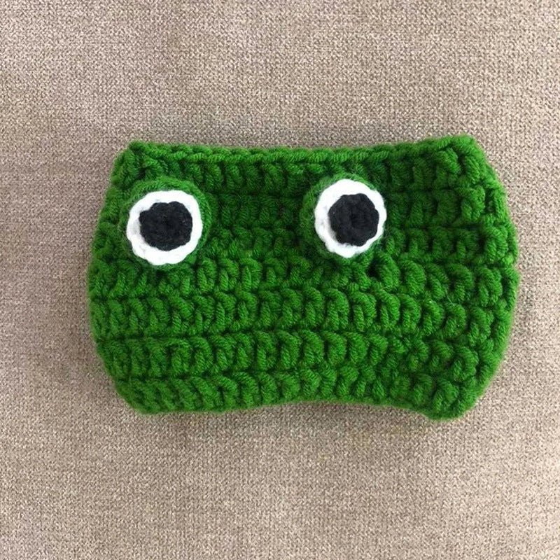 Knitted Wool Pet Hat Photo Frog Headdress | Luxury Home Accessories | Heulog Glow
