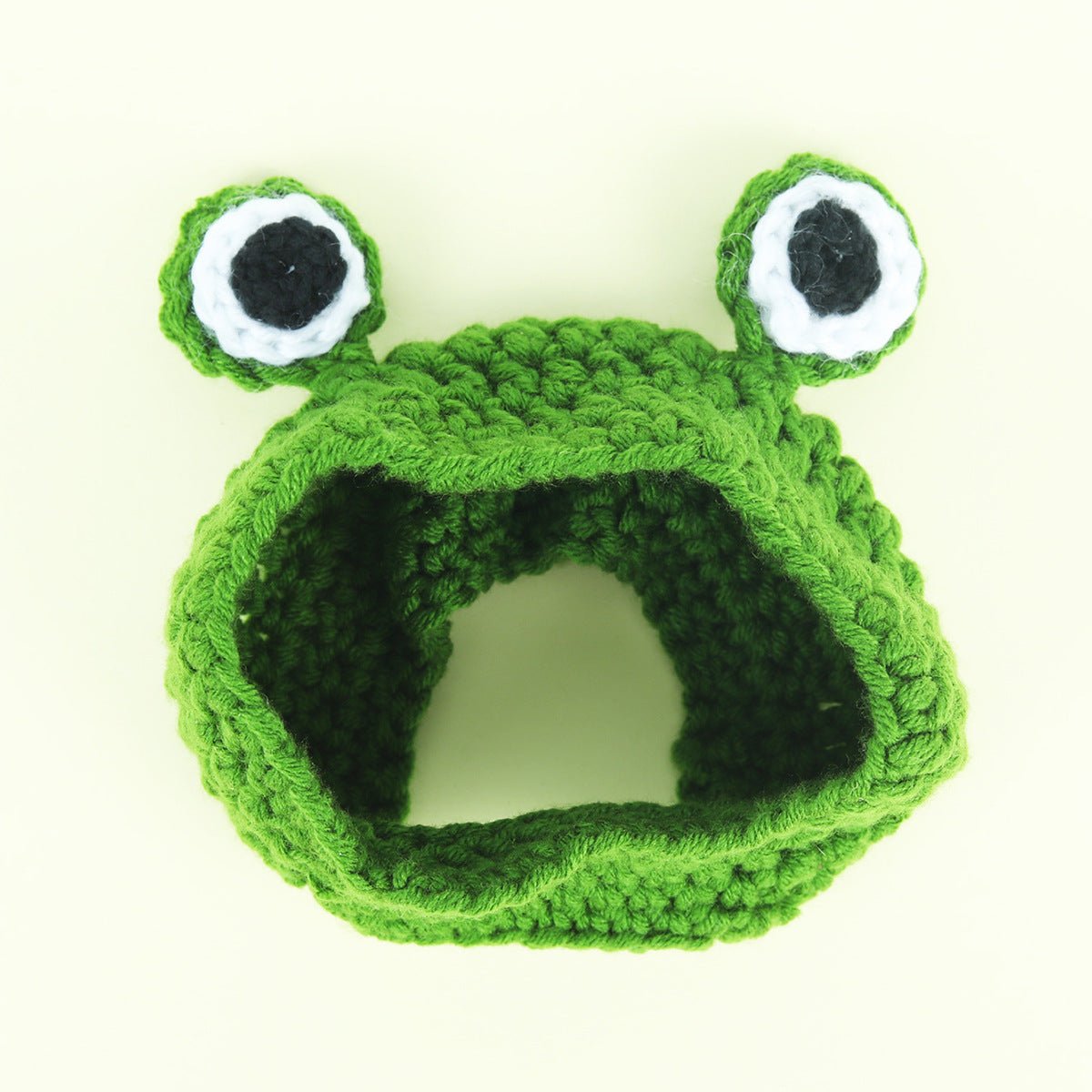 Knitted Wool Pet Hat Photo Frog Headdress | Luxury Home Accessories | Heulog Glow