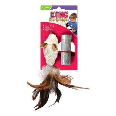 KONG Cat Feather Mouse | Luxury Home Accessories | Heulog Glow