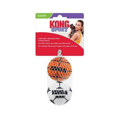 KONG Cat Sport Balls 2-pk Assorted | Luxury Home Accessories | Heulog Glow