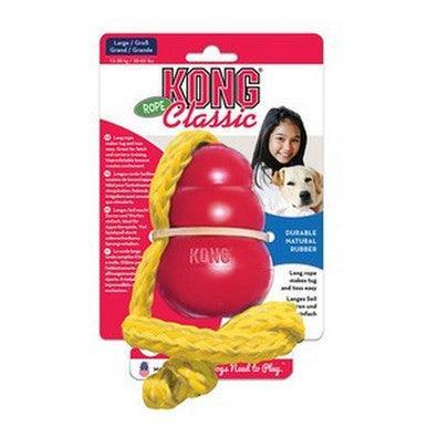 KONG Classic with Rope Large | Luxury Home Accessories | Heulog Glow