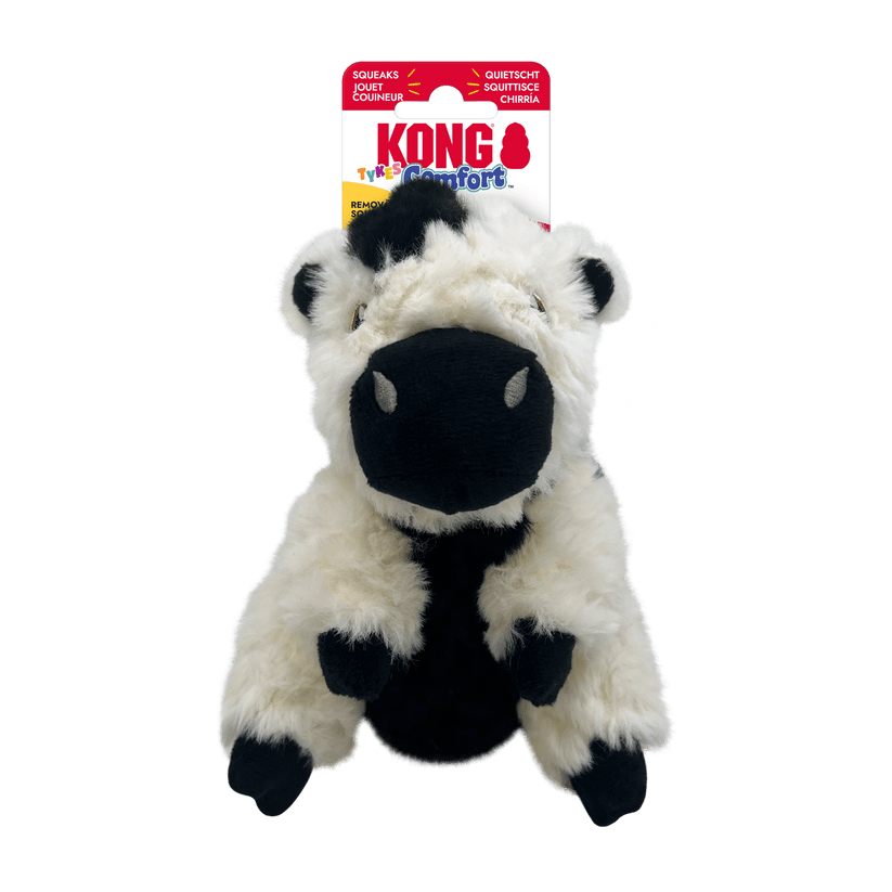 KONG Comfort Tykes Cow Dog Toy | Luxury Home Accessories | Heulog Glow