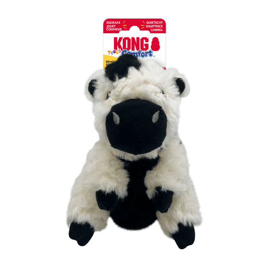 KONG Comfort Tykes Cow Dog Toy | Luxury Home Accessories | Heulog Glow