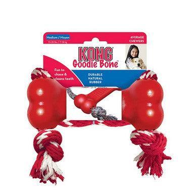 KONG Goodie Bone with Rope Medium | Luxury Home Accessories | Heulog Glow