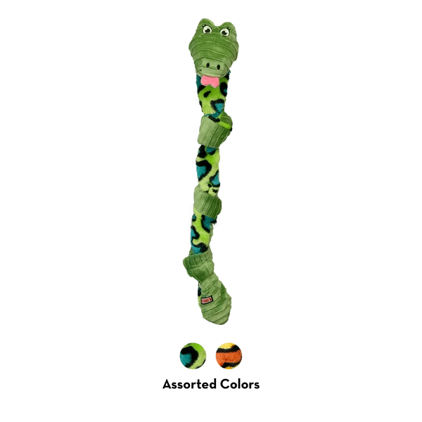 KONG Knots Snake Assorted Dog Toy - Medium/Large | Luxury Home Accessories | Heulog Glow