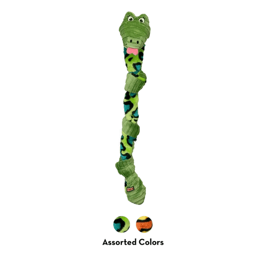 KONG Knots Snake Assorted Dog Toy - Medium/Large | Luxury Home Accessories | Heulog Glow