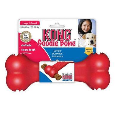 KONG Red Rubber Goodie Bone Large | Luxury Home Accessories | Heulog Glow