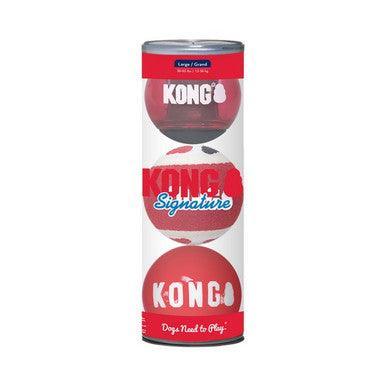 KONG Signature Balls 4pk Assorted Small | Luxury Home Accessories | Heulog Glow