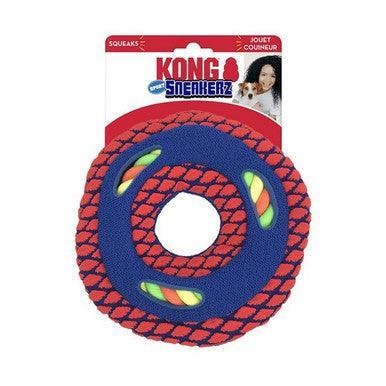 KONG Sneakerz Sport Disc with Rope Medium | Luxury Home Accessories | Heulog Glow
