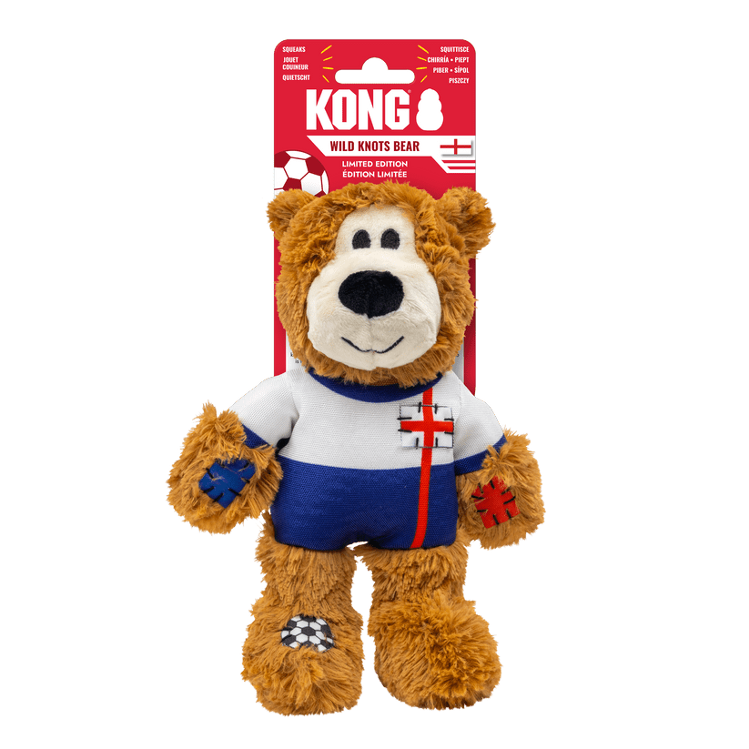 KONG Wild Knots Sport England Bear | Luxury Home Accessories | Heulog Glow