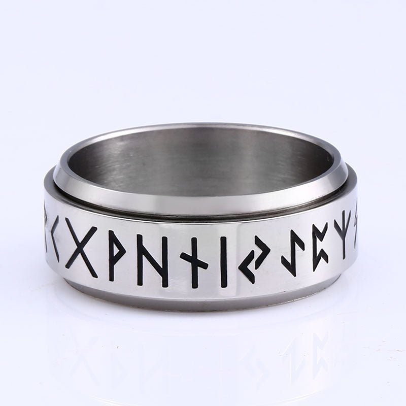 Korean Fashion Titanium Steel Rotatable Ring | Luxury Home Accessories | Heulog Glow