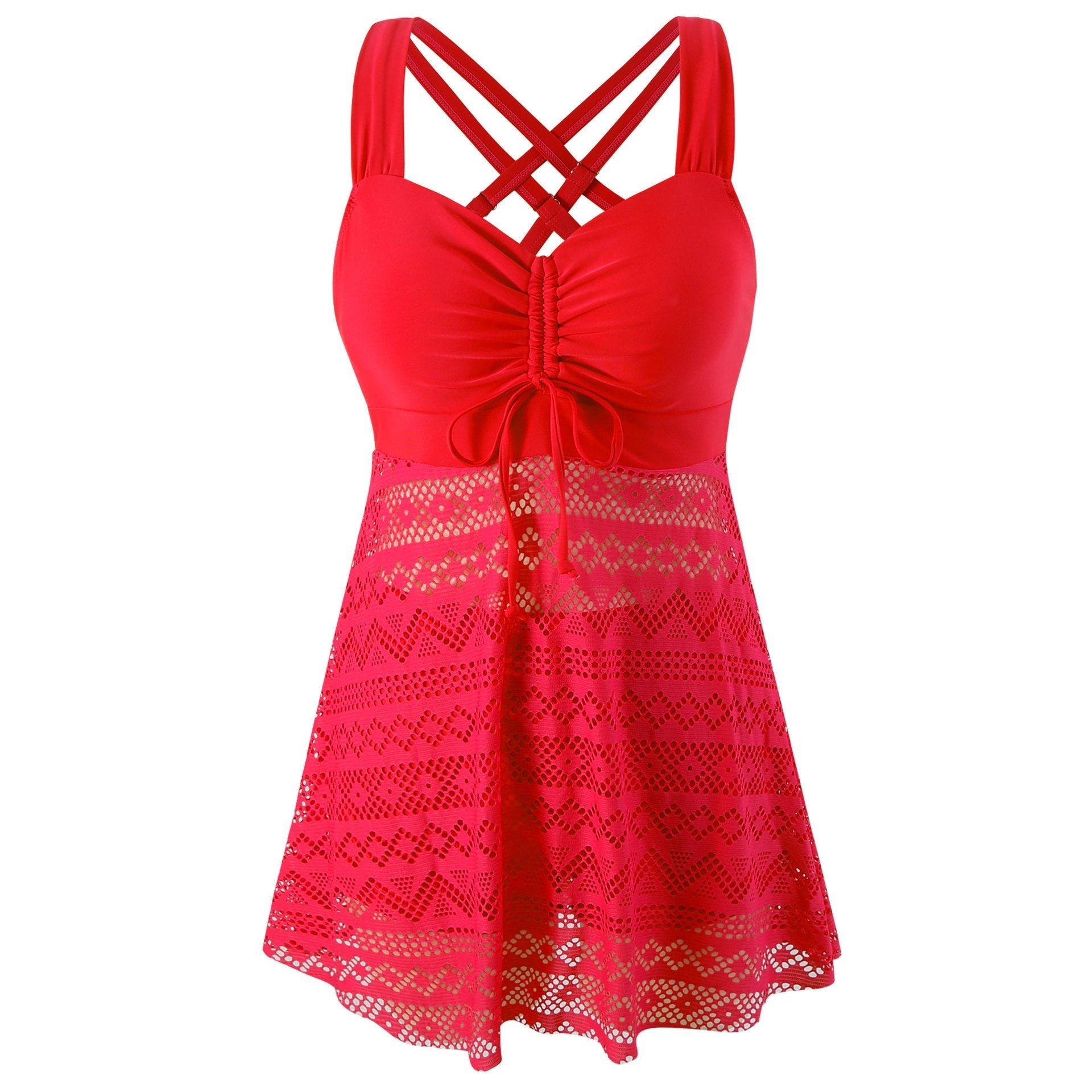 Korean Version Of Solid Color Lace One-piece Swimsuit | Luxury Home Accessories | Heulog Glow