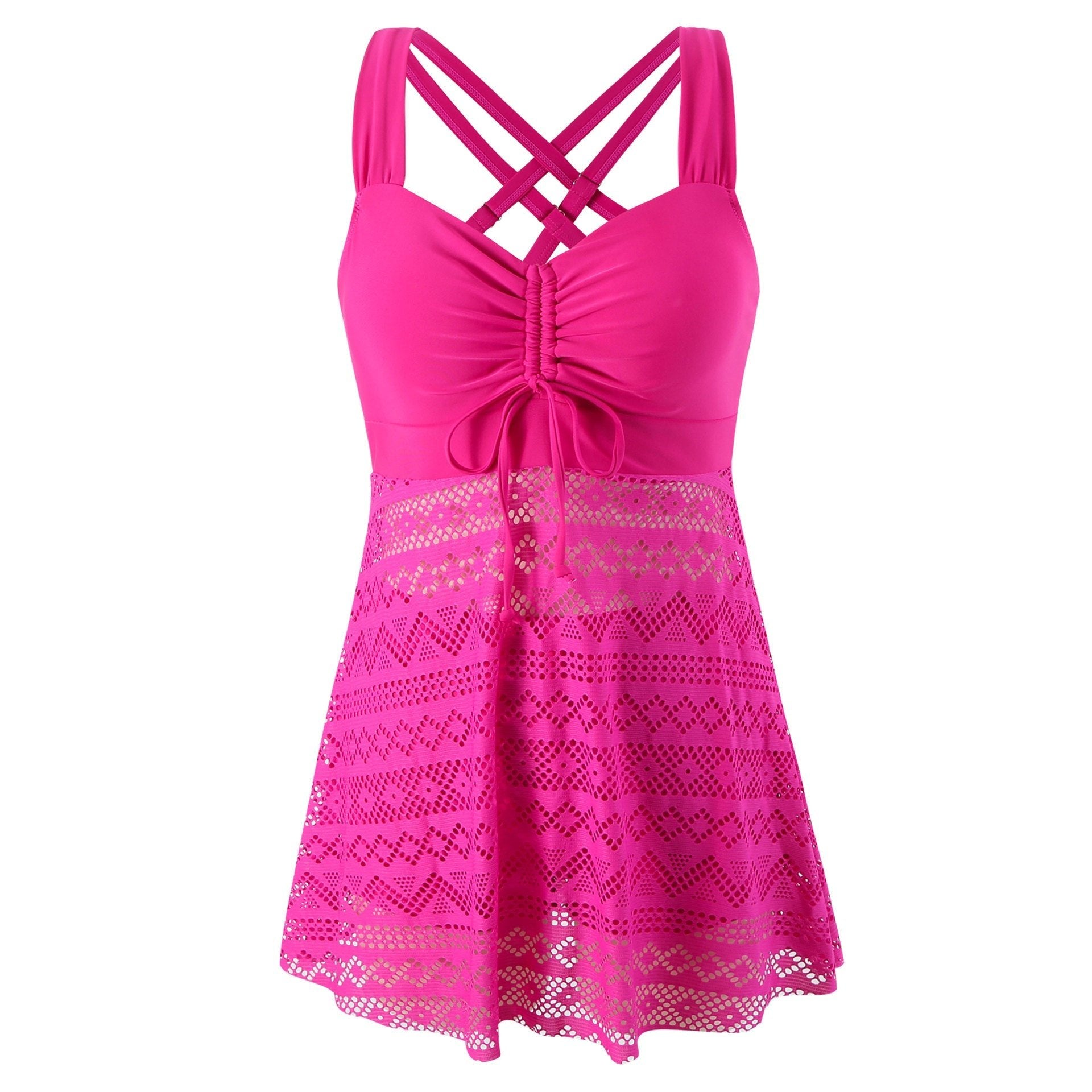Korean Version Of Solid Color Lace One-piece Swimsuit | Luxury Home Accessories | Heulog Glow