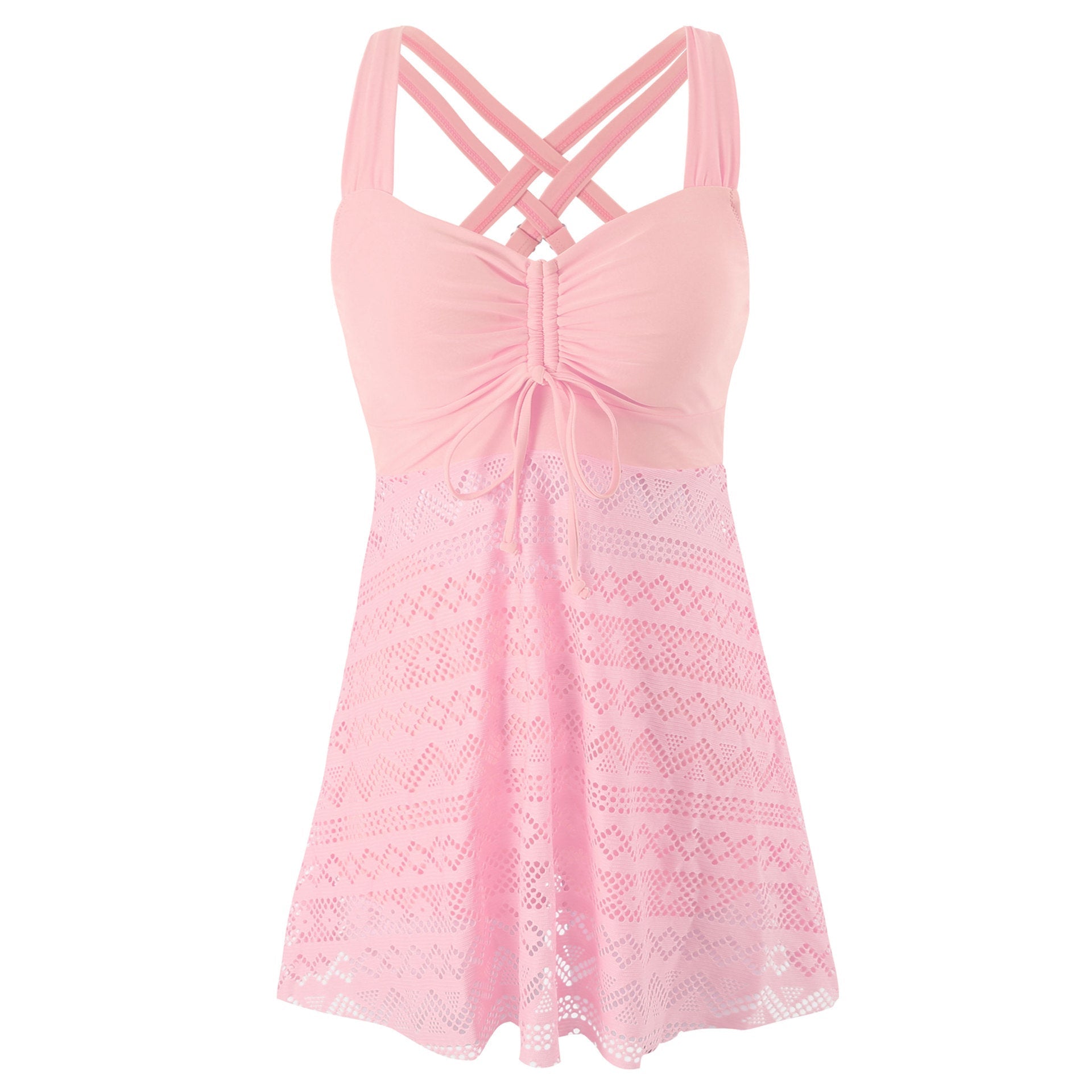 Korean Version Of Solid Color Lace One-piece Swimsuit | Luxury Home Accessories | Heulog Glow