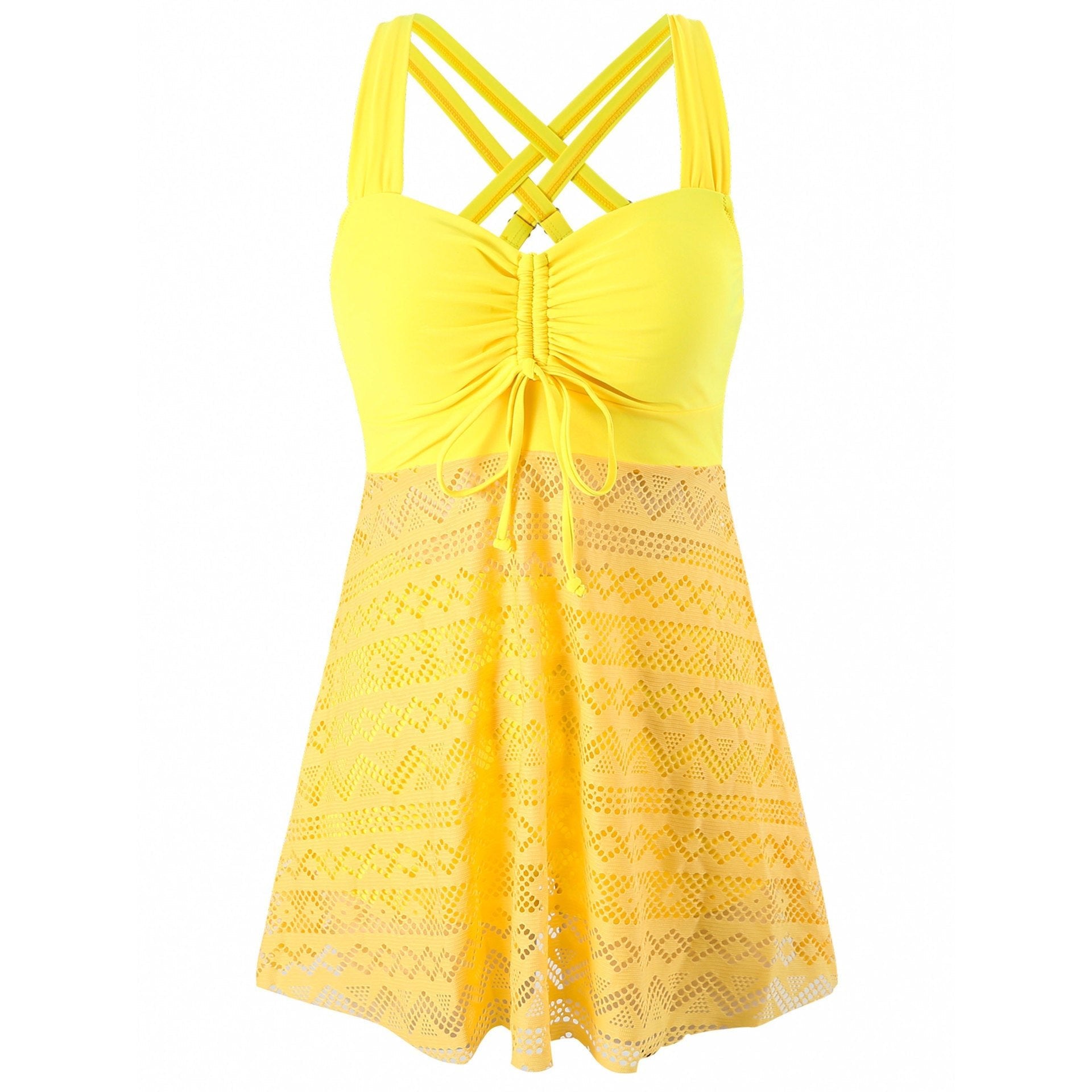 Korean Version Of Solid Color Lace One-piece Swimsuit | Luxury Home Accessories | Heulog Glow