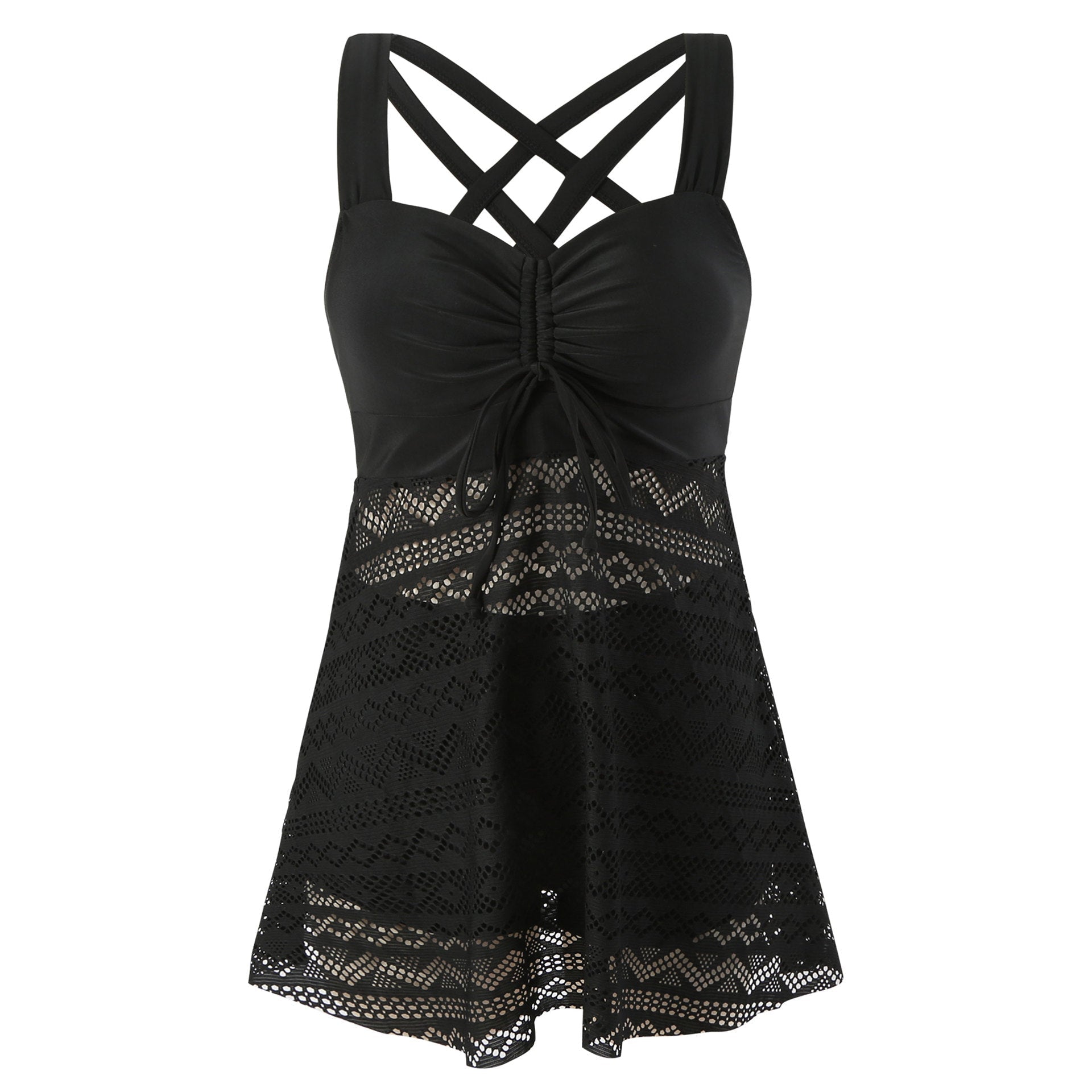 Korean Version Of Solid Color Lace One-piece Swimsuit | Luxury Home Accessories | Heulog Glow