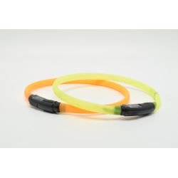 Kowloon Flashing Collar Orange, 65cm | Luxury Home Accessories | Heulog Glow