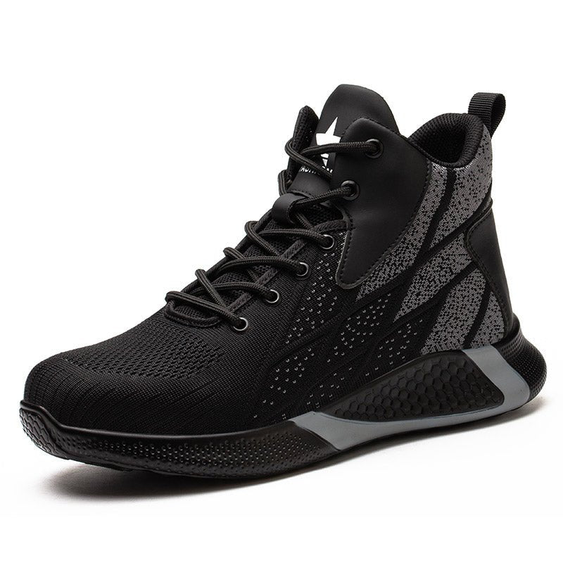 Labor Insurance Shoes Men's Steel Toe Caps Anti-Smashing And Anti-Piercing High-Top | Luxury Home Accessories | Heulog Glow