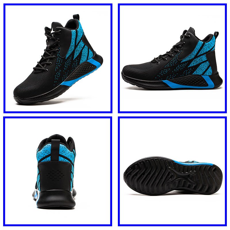 Labor Insurance Shoes Men's Steel Toe Caps Anti-Smashing And Anti-Piercing High-Top | Luxury Home Accessories | Heulog Glow