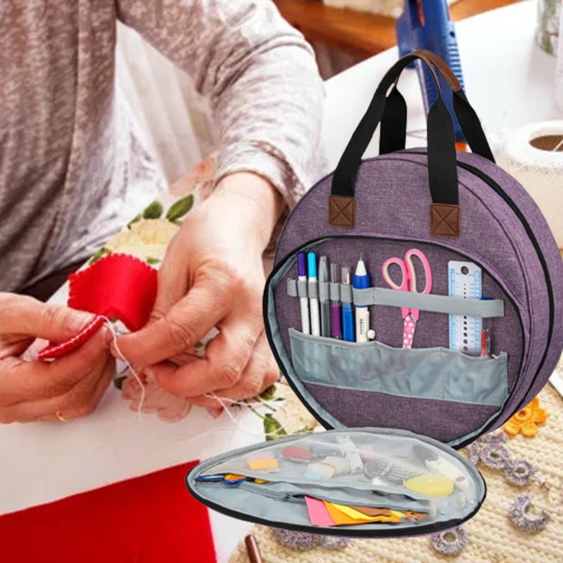 Ladies Embroidery Tool Set Storage Tote Bag | Luxury Home Accessories | Heulog Glow