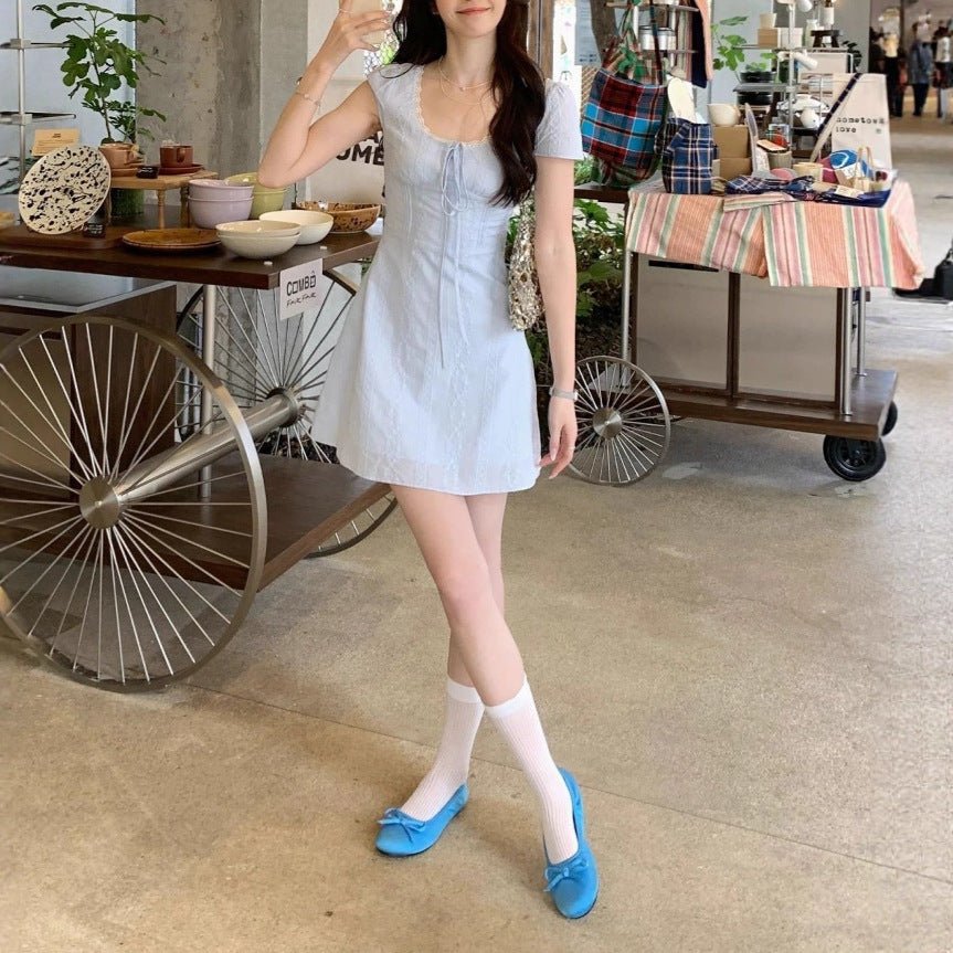 Ladies' Lace Patch Elegant Casual Dress | Luxury Home Accessories | Heulog Glow