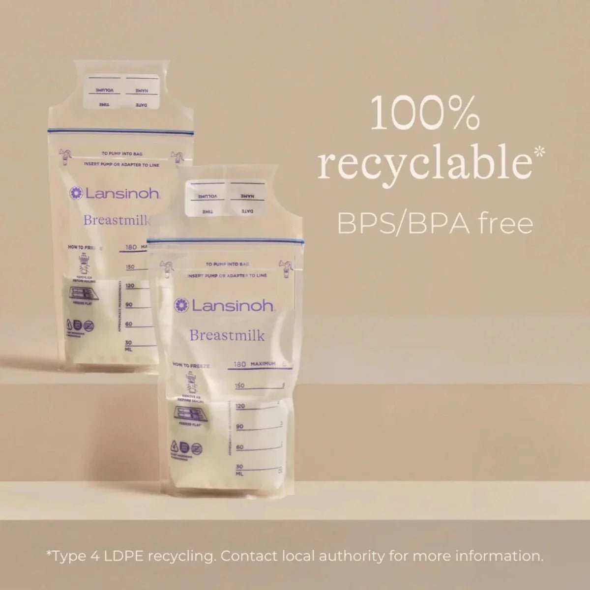 Lansinoh Breastmilk Storage Bags 25 pcs | Luxury Home Accessories | Heulog Glow