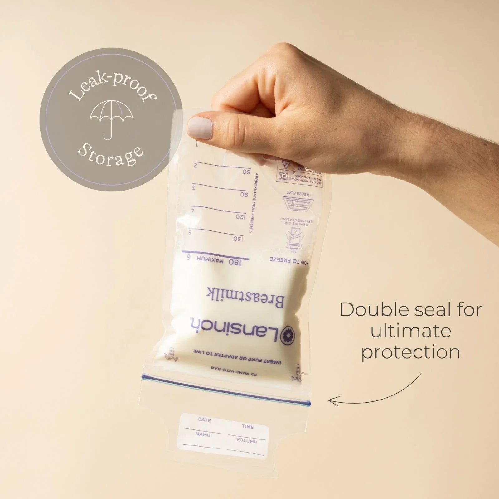 Lansinoh Breastmilk Storage Bags 50 pcs | Luxury Home Accessories | Heulog Glow