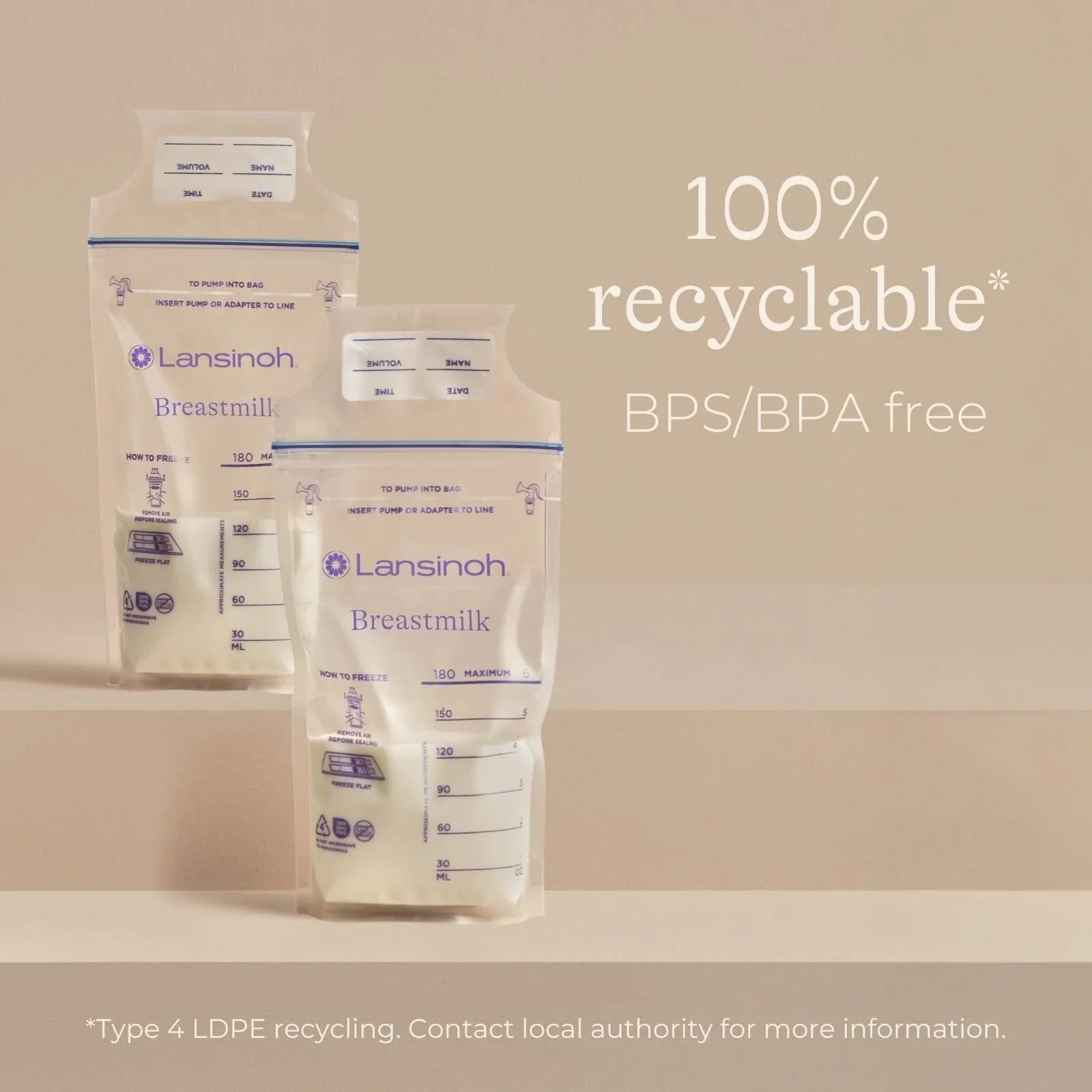 Lansinoh Breastmilk Storage Bags 50 pcs | Luxury Home Accessories | Heulog Glow