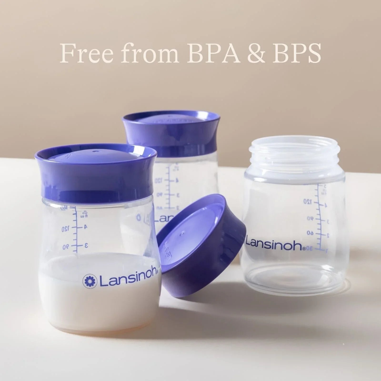 Lansinoh Breastmilk Storage Bottles 4 pcs | Luxury Home Accessories | Heulog Glow