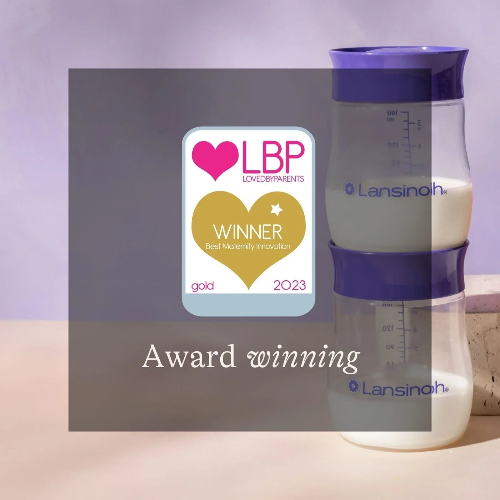 Lansinoh Breastmilk Storage Bottles 4 pcs | Luxury Home Accessories | Heulog Glow