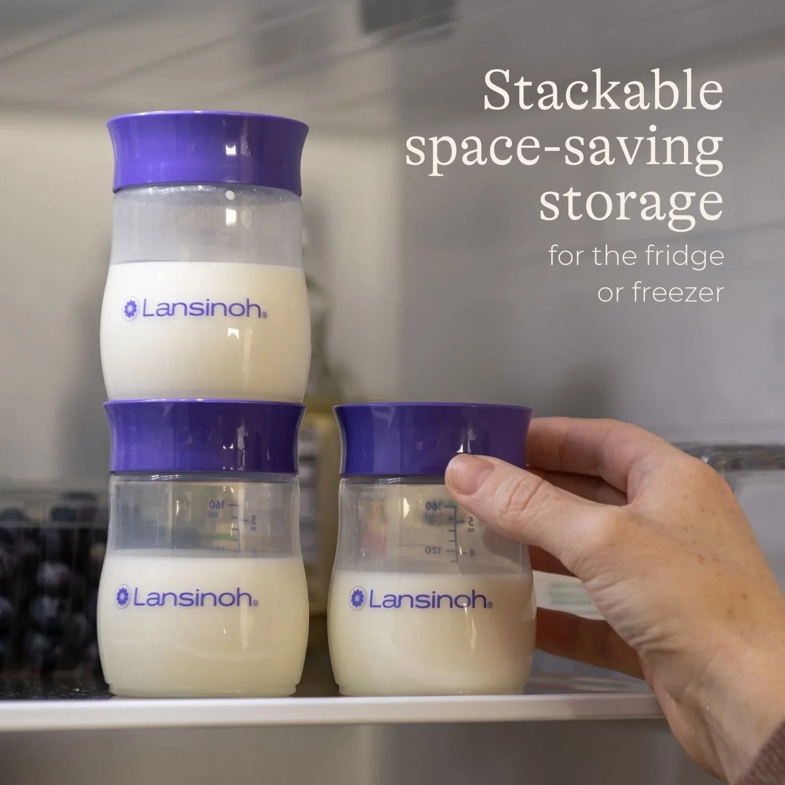 Lansinoh Breastmilk Storage Bottles 4 pcs | Luxury Home Accessories | Heulog Glow