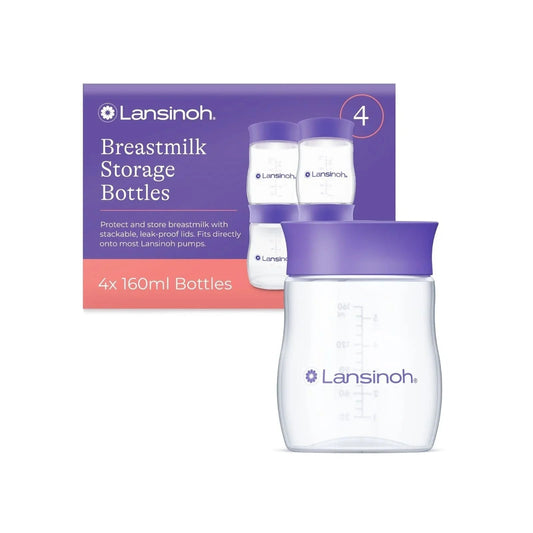 Lansinoh Breastmilk Storage Bottles 4 pcs | Luxury Home Accessories | Heulog Glow