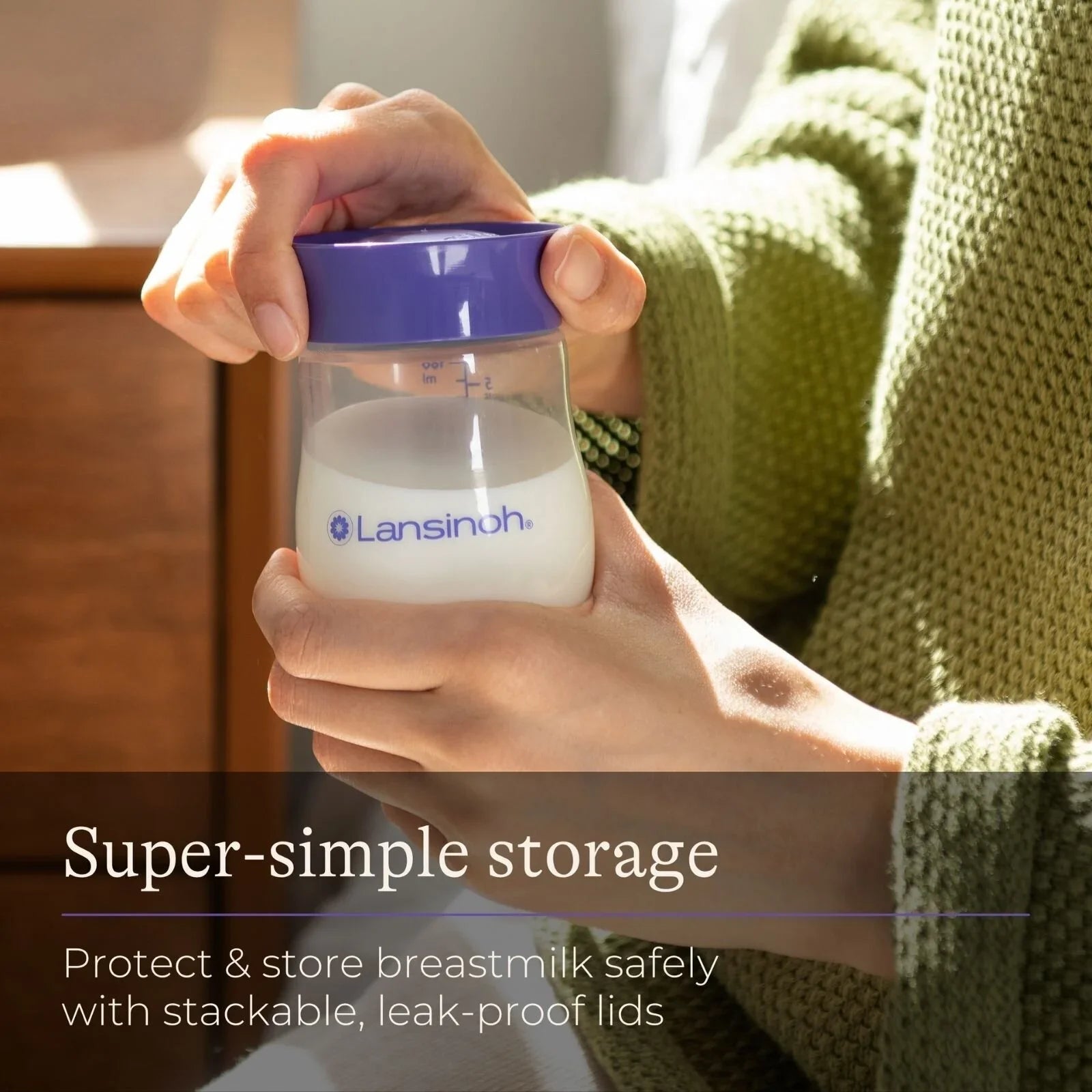 Lansinoh Breastmilk Storage Bottles 4 pcs | Luxury Home Accessories | Heulog Glow