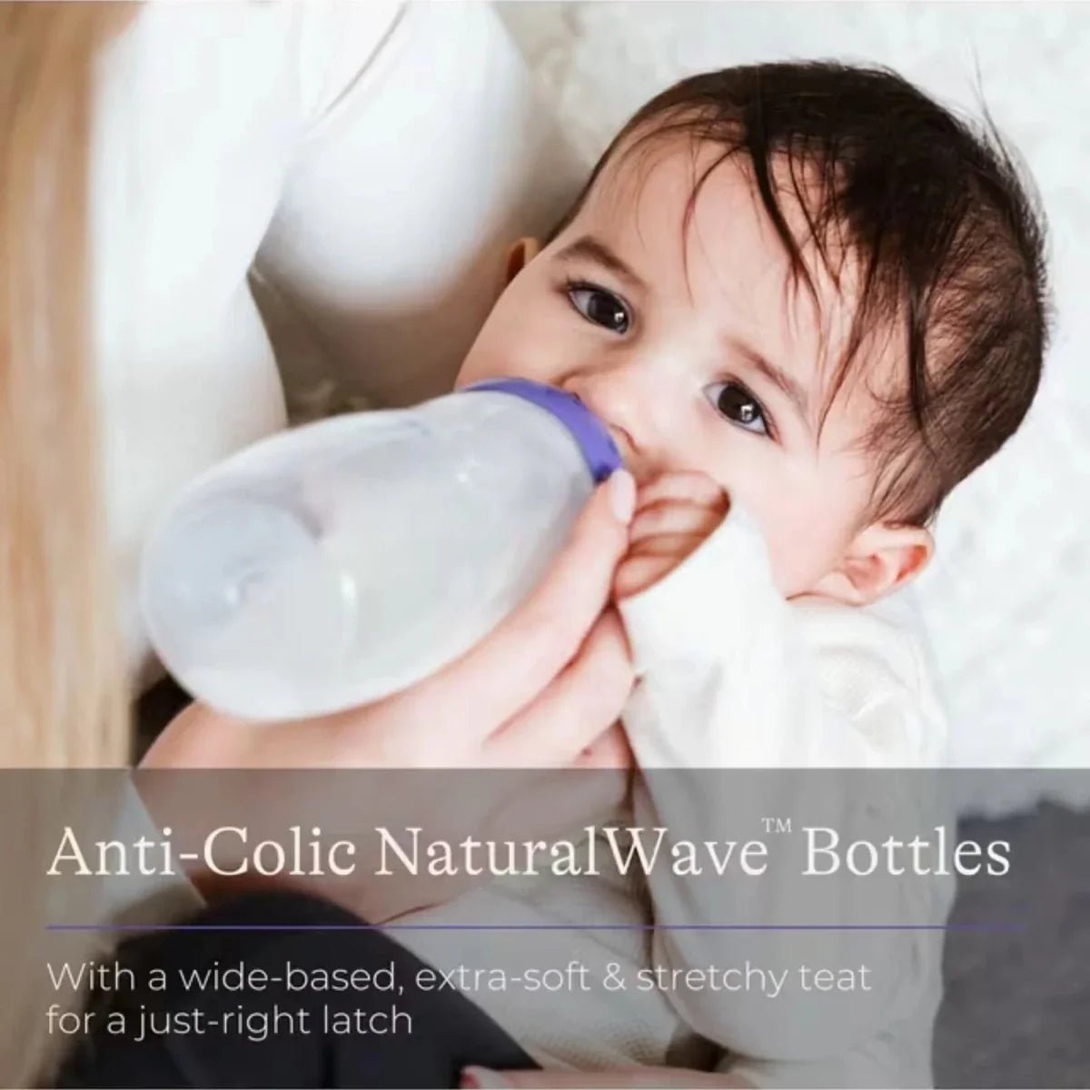 Lansinoh Feeding Bottles with NaturalWave Teat 330ml Pack of 2 | Luxury Home Accessories | Heulog Glow